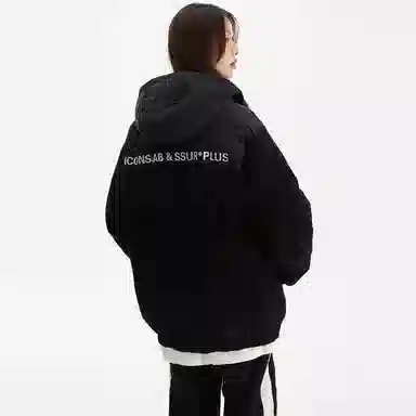 ICONS Lab Corduroy Patchwork Hooded Jacket