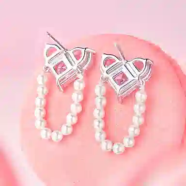 FANCI Sweetheart Pendant Earrings