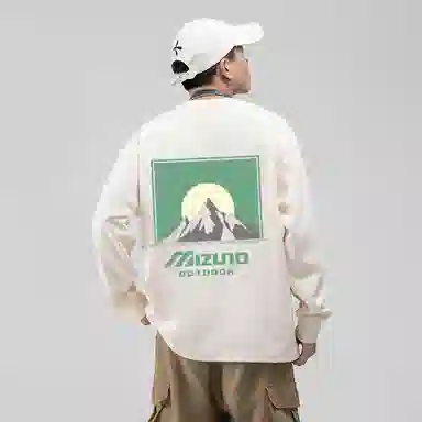 Mizuno Sunset Mountain Print Tee