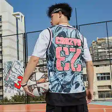 匹克 休闲运动透气篮球背心 男款 黑色