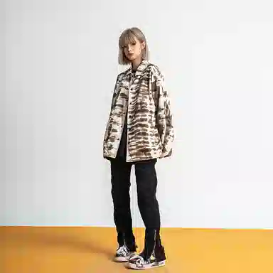 XINYINSU Ink Print Jacket