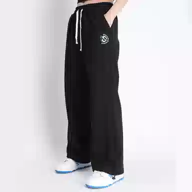 星际者 印花抽绳直筒运动裤 男女同款 加绒加厚可选
