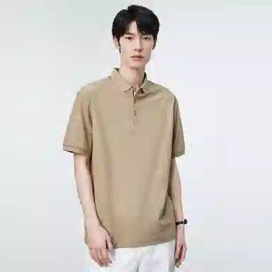 PEACEBIRD MEN Logo Embroidered Polo Shirt