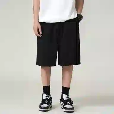 Fanbio SS22 Black Flame Print Shorts