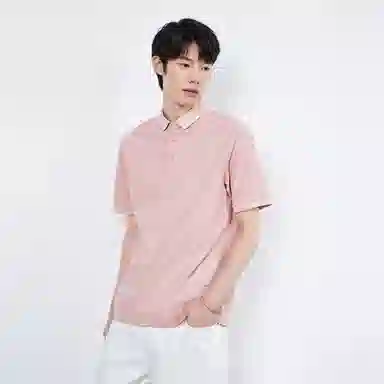 PEACEBIRD MEN Logo Embroidered Polo Shirt