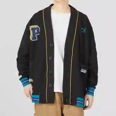 PUMA Team Badge V-neck Jacket Tr Logo