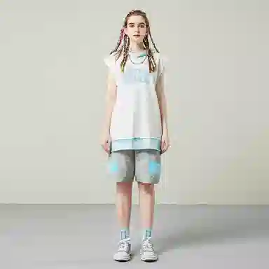 LAMLICKA Shorts Grey