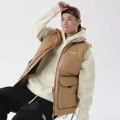 LOMBT Logo Embroidered Workwear Vest Black