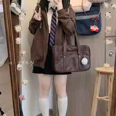 东鲸岁时记 纯色拉链宽松字母刺绣加绒开衫连帽卫衣 女款