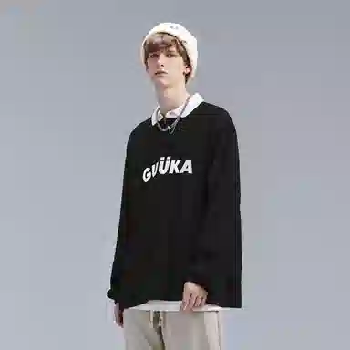 Guuka FW22 Black Polo Tee