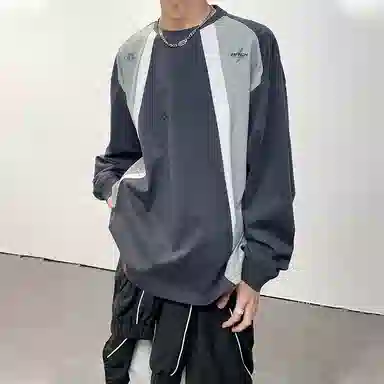 ROARINGWILD Arch拼接球衣长袖T恤