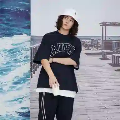 Nautica nautica white sail SS22 LogoT