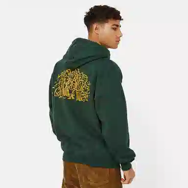 POLAR SKATE CO Lunch Doodle Hoodie Logo