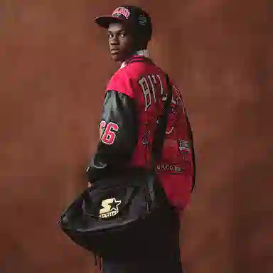 STARTER x NBA Bulls Red Jacket