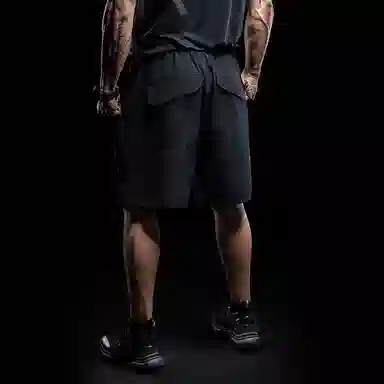 Monster Guardians Cargo Shorts Black