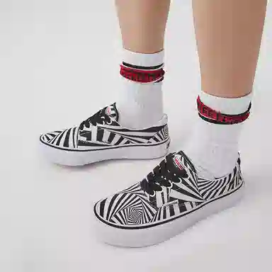 Vision Street Wear Trainers Plus White Black