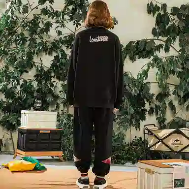 LAMLICKA Panda Print Sweatshirt