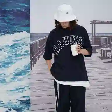 Nautica nautica white sail SS22 LogoT