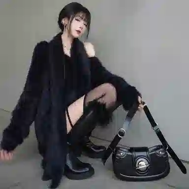 JELLYTOYBOY JTB Moon Bag Black/Iridiscent White