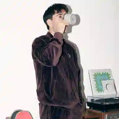 Polar Skate Co Velvet Jacket Burgundy