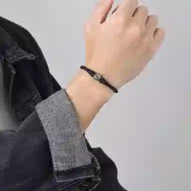 恋朵 户外可拆卸篮球足球棒球设计感 钛钢 手环 男女同款情侣款