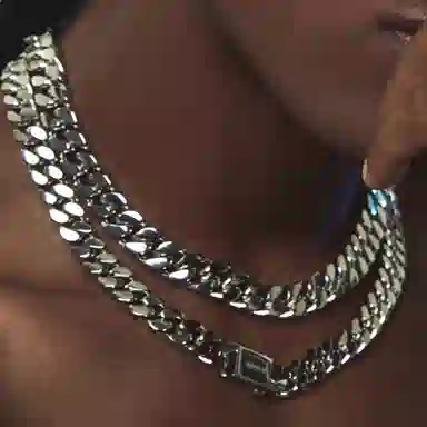 ICEGANG Cuban Necklace Silver
