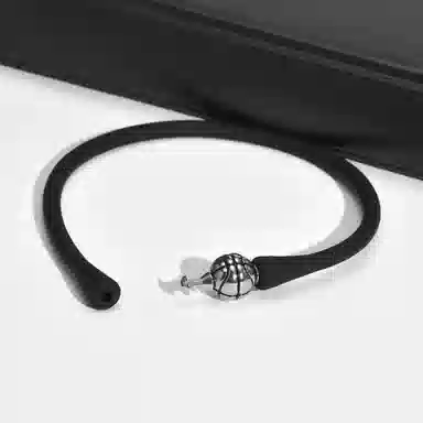 恋朵 户外可拆卸篮球足球棒球设计感 钛钢 手环 男女同款情侣款