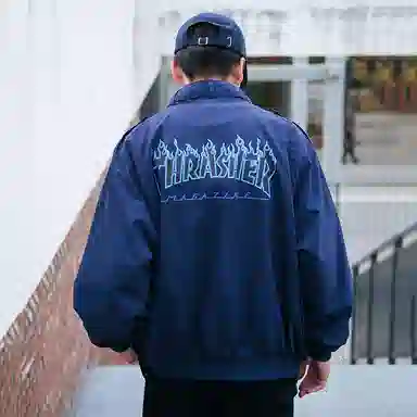 Thrasher Purple Flame Jacket