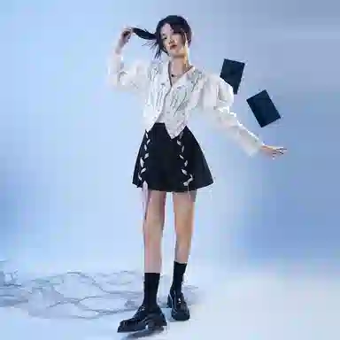 STOOSHE Newborn Platform Loafers Black