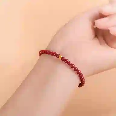 若觅 红 手串 朱砂 手链 手串 女款