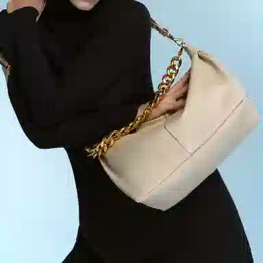 Charles & Keith Large Soft Tote Bag White