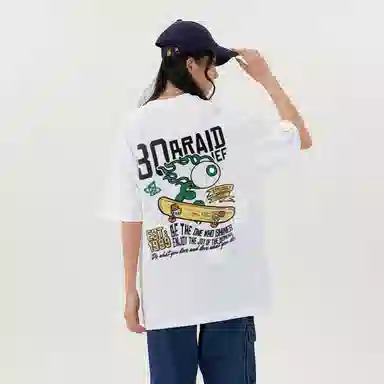 30BRAID Logo Print T-Shirt