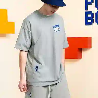 nautica white sail x MR.POPBOY SS23 Logo T