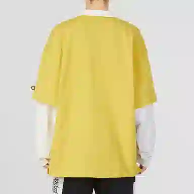 PUMA Team Badge Polo Longsleeve Yellow