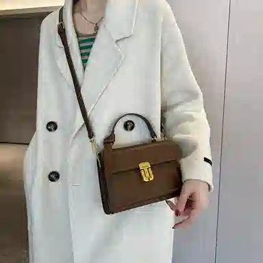 Jane Klain Retro Mini Bag Midnight Black/Chestnut Brown