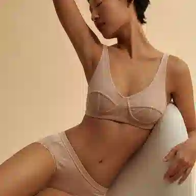 桑罗 轻系列纯色弹力桑蚕丝文胸真丝内衣裤套装 女款  多色