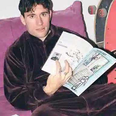 Polar Skate Co Velvet Jacket Burgundy