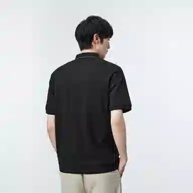 PEACEBIRD MEN Logo Embroidered Polo Shirt