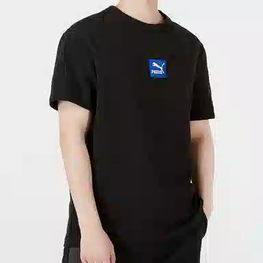 Puma Emb Ss Tee Black