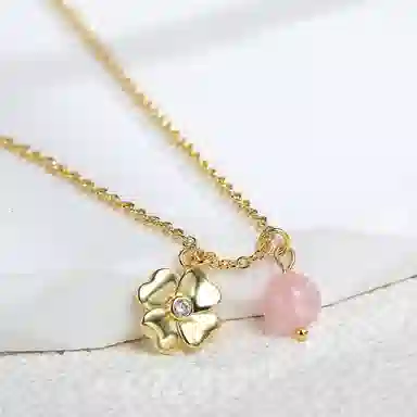 Van Gogh Flower Pendant Necklace