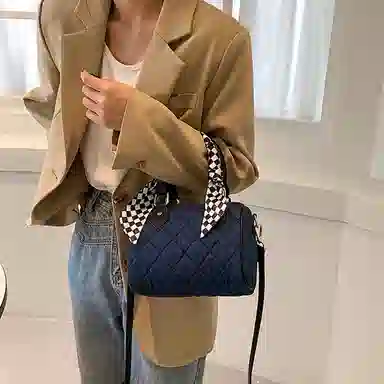 Jane Klain Denim Handbag