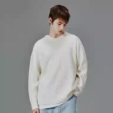 PSO Brand White Series Cashmere Wool Sweater