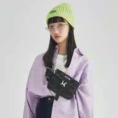 萝拉原创 出游记系列工装潮酷街头 腰包胸包斜挎包 男女同款情侣款 多色