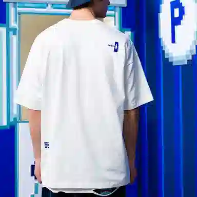 nautica white sail x POPBOY SS23 Logo T