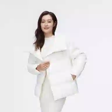 波司登 纯色翻领拉链羽绒服外套 女款 