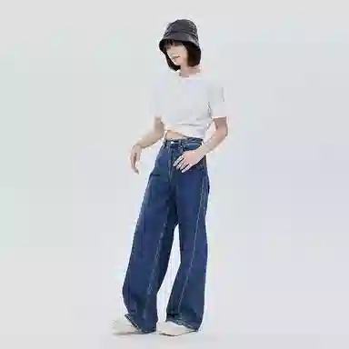 SOON FLOWER Wide Leg Jeans