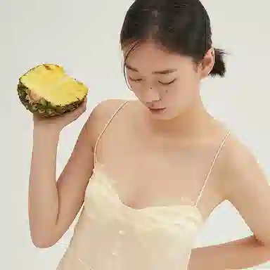 桑罗  弹力真丝桑蚕丝睡裙法式蕾丝吊带裙可外穿随心肩带睡衣 家居连衣裙  女款