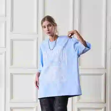 HARSH AND CRUEL Retro Letter Print Loose T-Shirt