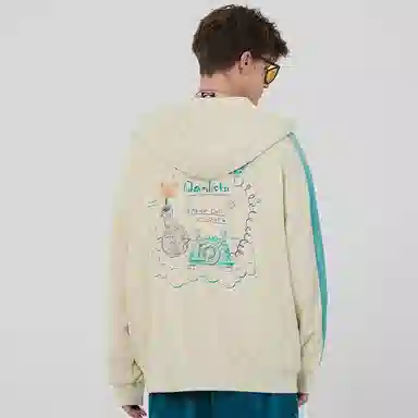 LAMLICKA Hoodie Beige