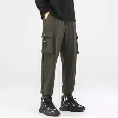 FIDO DIDO Logo Cargo Pants